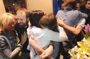 Латвия поздравила похищенных эстонцев с возвращением