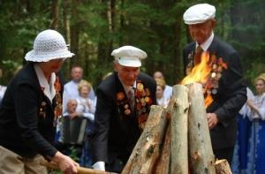 На границе Латвии, России и Белоруссии был зажжен «партизанский костер»