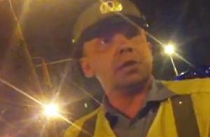 Московский гаишник : если уволят, обещает «резать, грабить, убивать» (ВИДЕО)