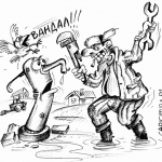 Подростки-вандалы разгромили школу