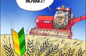 Пройдет выставка карикатур на правительство Домбровскиса