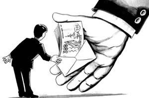 За крупную взятку задержан работник банка (дополнено)