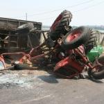 Вчера в аварии погиб тракторист