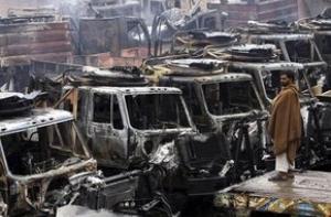 Талибы разгромили колонну снабжения НАТО на западе Афганистана