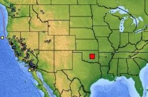 В штате Оклахома произошло землетрясение магнитудой 5,2