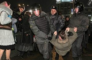 На Триумфальной начались задержания оппозиционеров