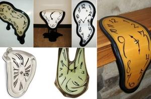 Созданы «тающие» часы в стиле Сальвадора Дали