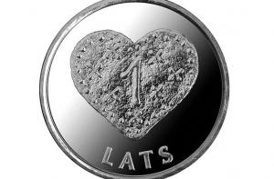 Банк Латвии выпускает новую однолатовую монету