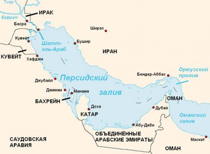 Иран не потерпит присутствие американских ВМС в Персидском заливе