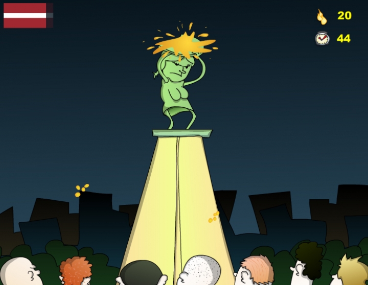 Скульптор сравнил референдум с писающим на девушку мужчиной (ВИДЕО)