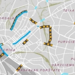 Опубликована карта ям на дорогах Риги