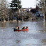В Огре эвакуированы три человека и собака