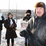 На пикет «За честные выборы» в Риге собрались шесть человек