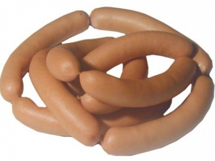 В продажу поступили сосиски из мяса