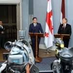 Берзиньш Саакашвили: мы поддержим интеграцию Грузии в НАТО и ЕС