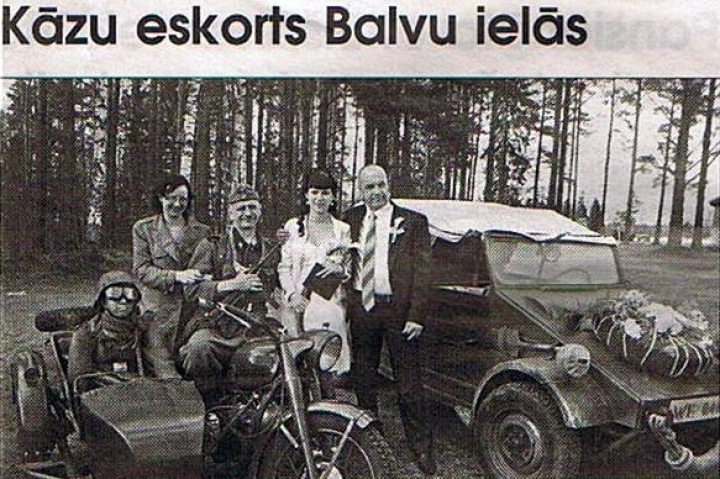 В Латвии прошла свадьба в форме Waffen SS