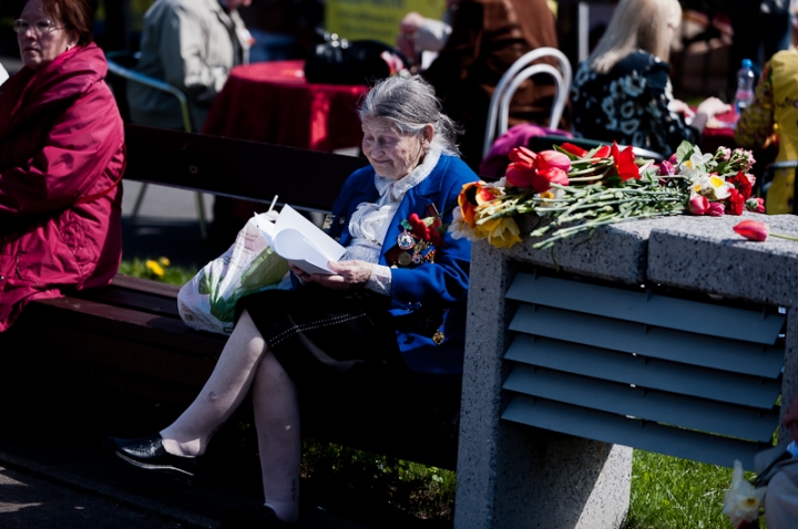 В Даугавпилсе День Победы отпраздновали тысячи человек