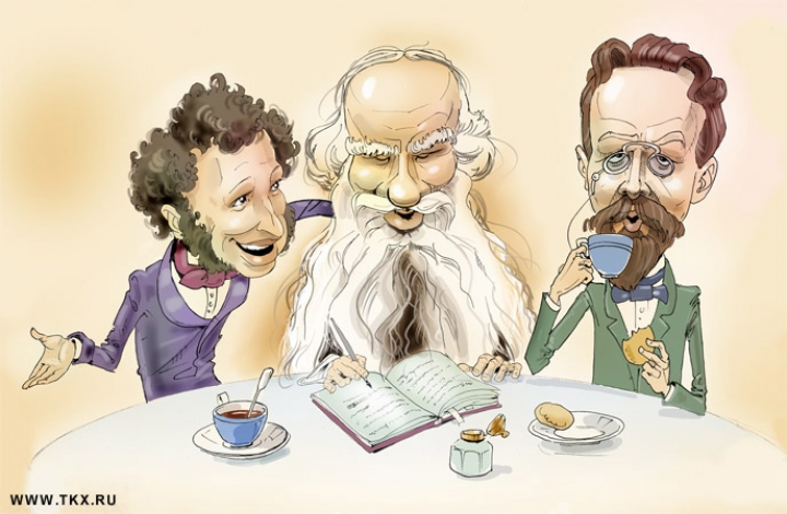 Пушкин, Толстой и Чехов станут тренерами по чтению