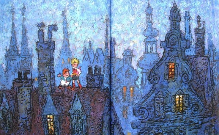 Из-за мужчины с девочкой на крыше здания в Риге перекрыли движение