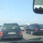 На Таллинском шоссе образовалась пробка почти в 100 км