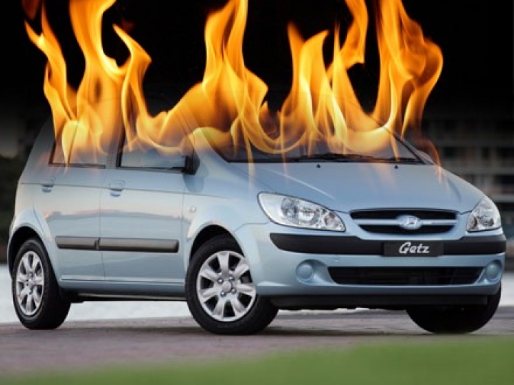 В Зиепниеккалнсе орудовал поджигатель авто