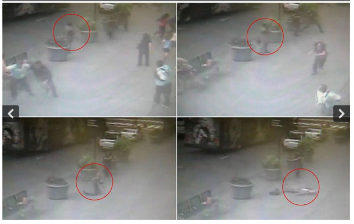 Опубликовано видео гибели нью-йоркского стрелка