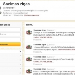 За работой Сейма через Twitter следят 5 тысяч человек