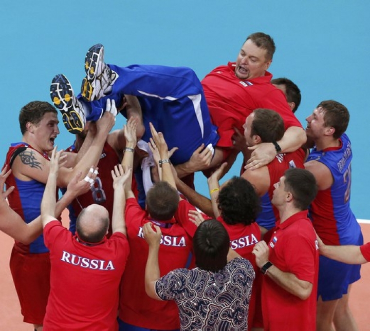 Российские волейболисты выиграли золото олимпийского турнира