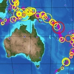 В Тихом океане произошло сильное землетрясение