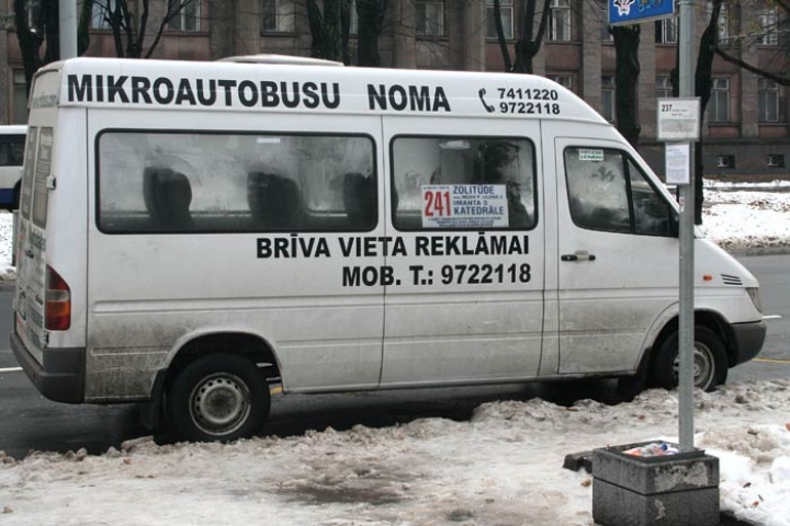 В рижских маршрутках выросла стоимость проезда