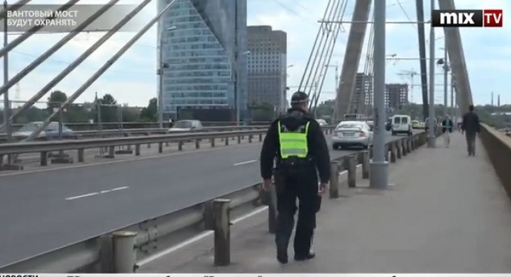 Вантовый мост будут охранять муниципалы