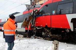 В Австрии столкнулись пассажирские поезда