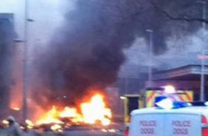 В центре Лондона разбился вертолет (ФОТО)