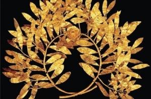 В Греции нашли древний золотой венок (ФОТО)