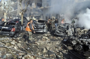 В центре Дамаска взорвали тонну взрывчатки