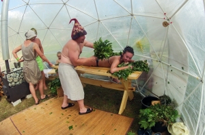 В Эстонии прошел банный марафон (ВИДЕО)