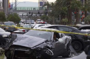 В Лас-Вегасе водители Range Rover и Maserati устроили гонки со стрельбой