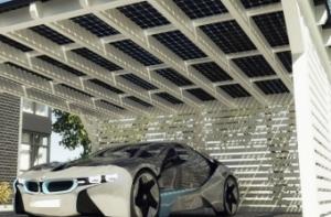 Электрокары BMW получат зарядки на солнечной энергии