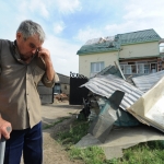 Американцам удалось снять торнадо изнутри