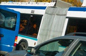 Рига стоит в огромной пробке