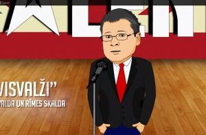 «Домбровскис»: мои друзья называют меня Медвежонком (ВИДЕО)