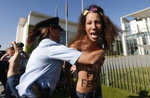 В Берлине задержали трех активисток FEMEN