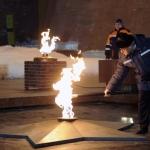 В Минске ливень потушил Вечный огонь (ВИДЕО)