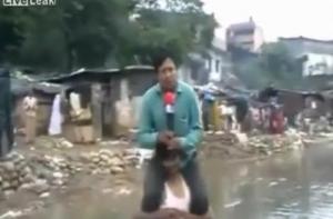 Репортера уволили за сюжет с шеи утопающего (ВИДЕО)