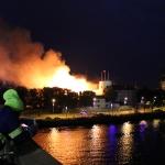 Полиция не обещает скорой ясности по причинам пожара в Рижском замке