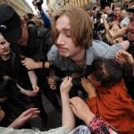 В Москве и Петербурге задержали более ста сторонников Навального (ФОТО)