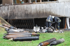 Пожар в Страдиня: ГПСС сообщает о двух пострадавших (АУДИО, ВИДЕО)