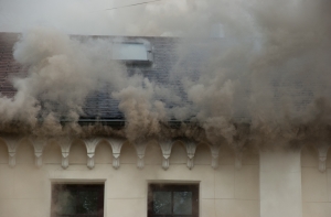 Пожар в Rīgas ūdens парализовал работу управления окружающей среды