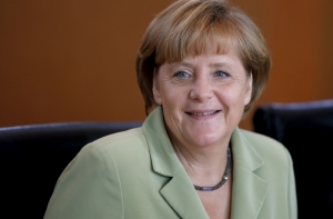 К Меркель забрался хулиган в трусах