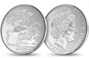 Великобритания впервые отчеканит 20-фунтовую монету